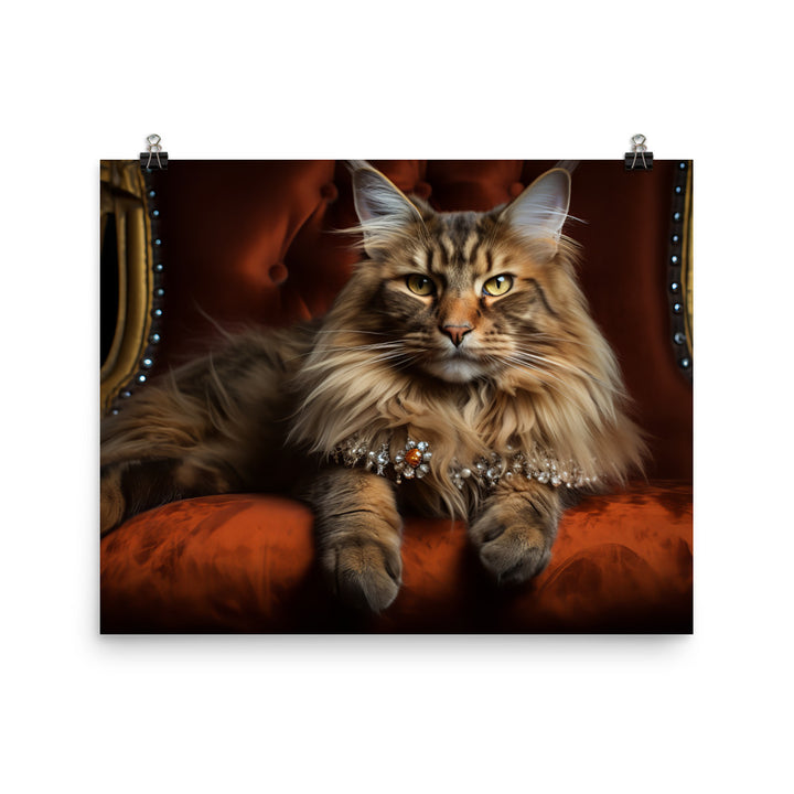 Maine Coon Photo paper poster - PosterfyAI.com