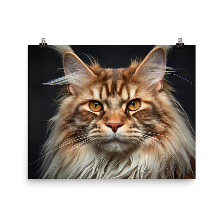 Maine Coon Photo paper poster - PosterfyAI.com