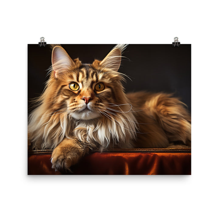 Maine Coon Photo paper poster - PosterfyAI.com