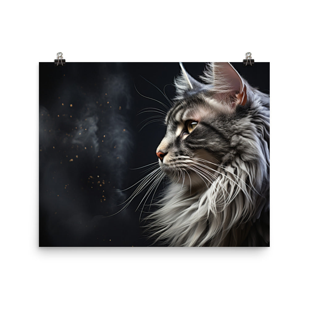 Maine Coon Photo paper poster - PosterfyAI.com