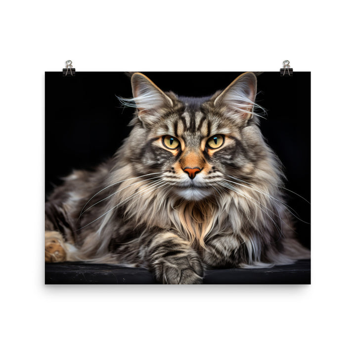 Maine Coon Photo paper poster - PosterfyAI.com