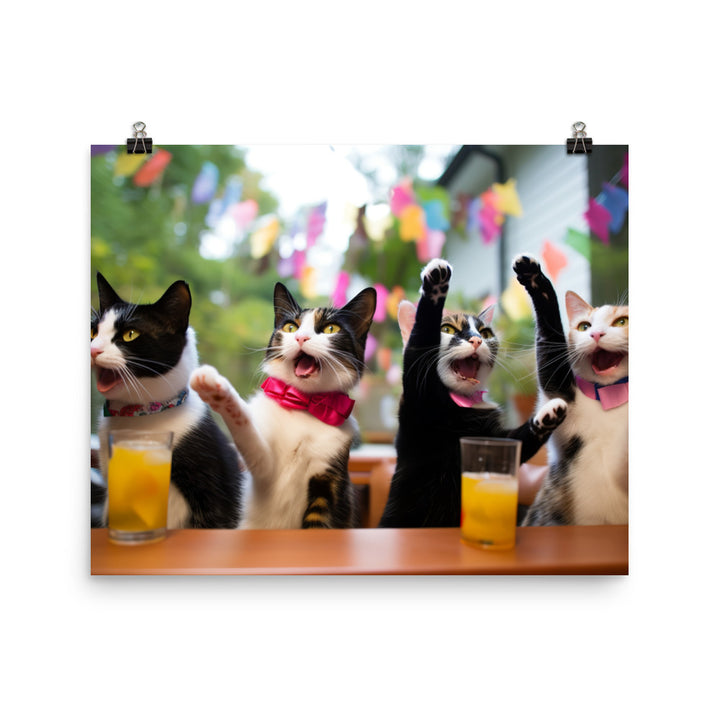 Japanese Bobtail Photo paper poster - PosterfyAI.com