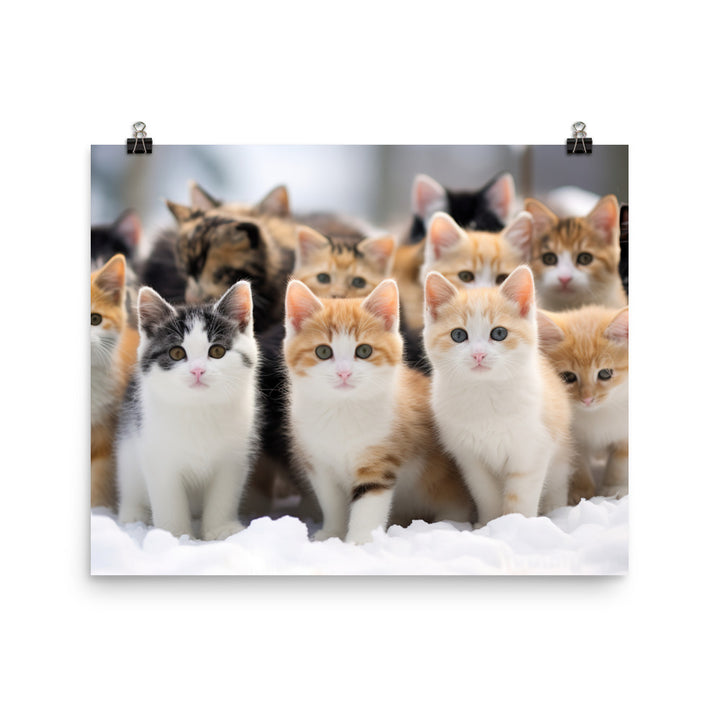 Japanese Bobtail Photo paper poster - PosterfyAI.com