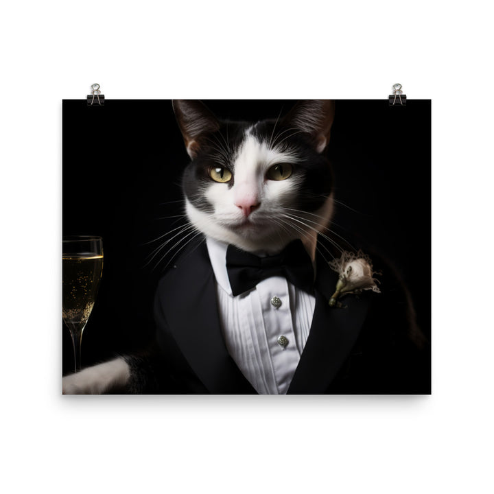 Japanese Bobtail Photo paper poster - PosterfyAI.com