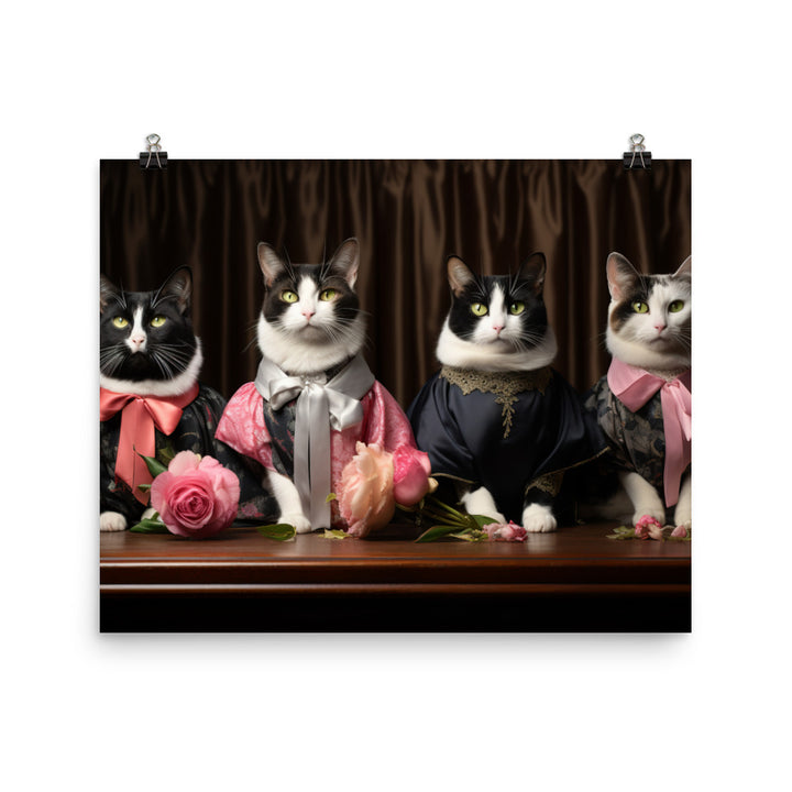 Japanese Bobtail Photo paper poster - PosterfyAI.com