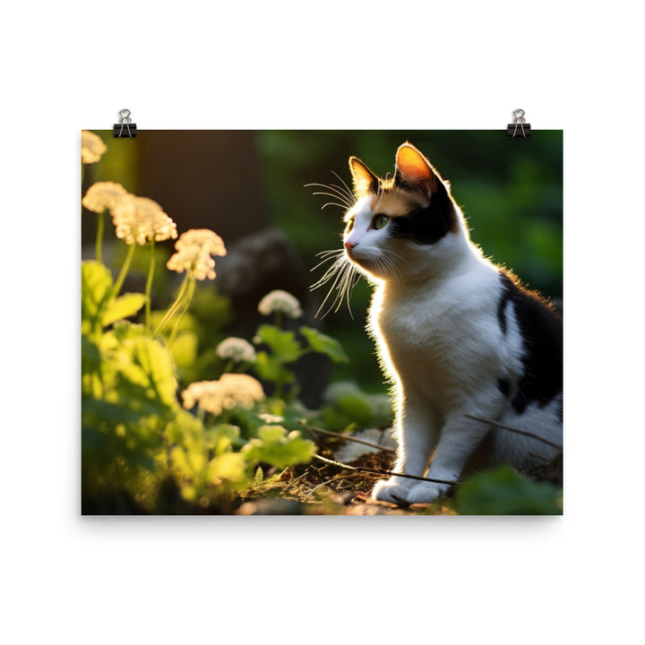 Japanese Bobtail Photo paper poster - PosterfyAI.com
