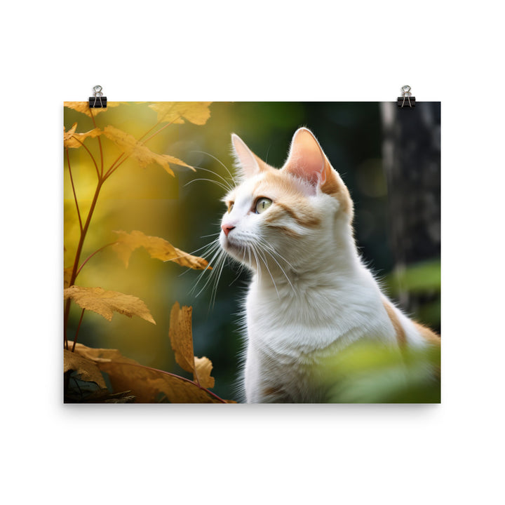 Japanese Bobtail Photo paper poster - PosterfyAI.com
