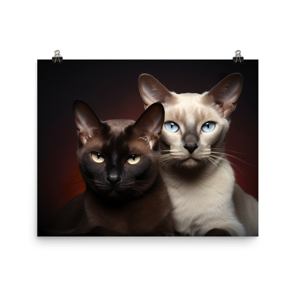 Tonkinese Photo paper poster - PosterfyAI.com