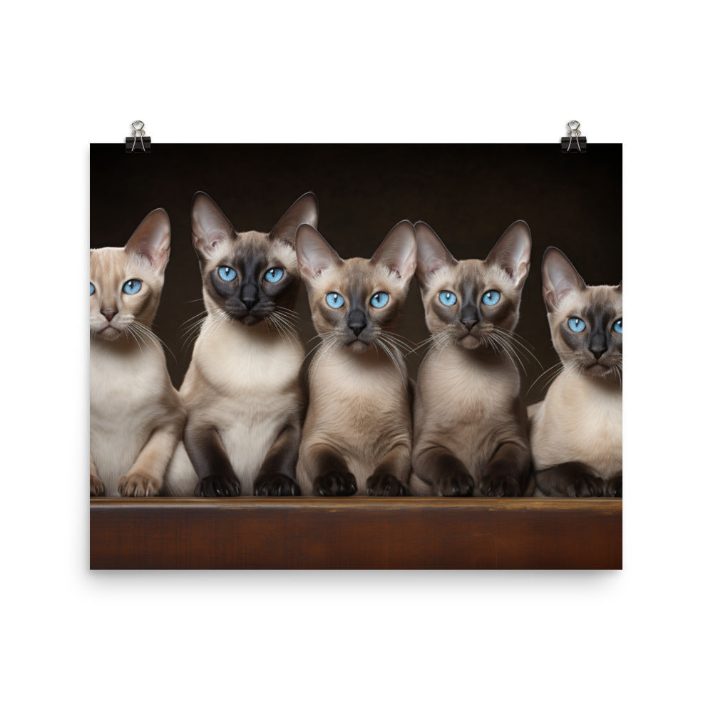 Tonkinese Photo paper poster - PosterfyAI.com