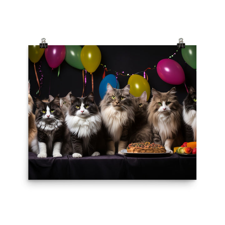 Norwegian Forest Photo paper poster - PosterfyAI.com
