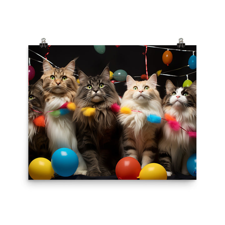 Norwegian Forest Photo paper poster - PosterfyAI.com
