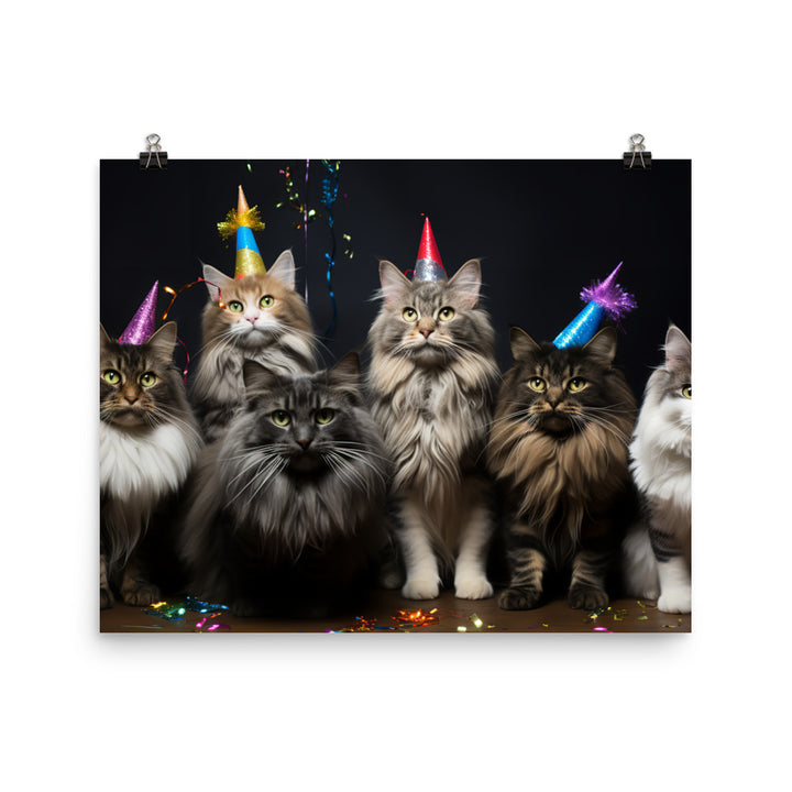 Norwegian Forest Photo paper poster - PosterfyAI.com