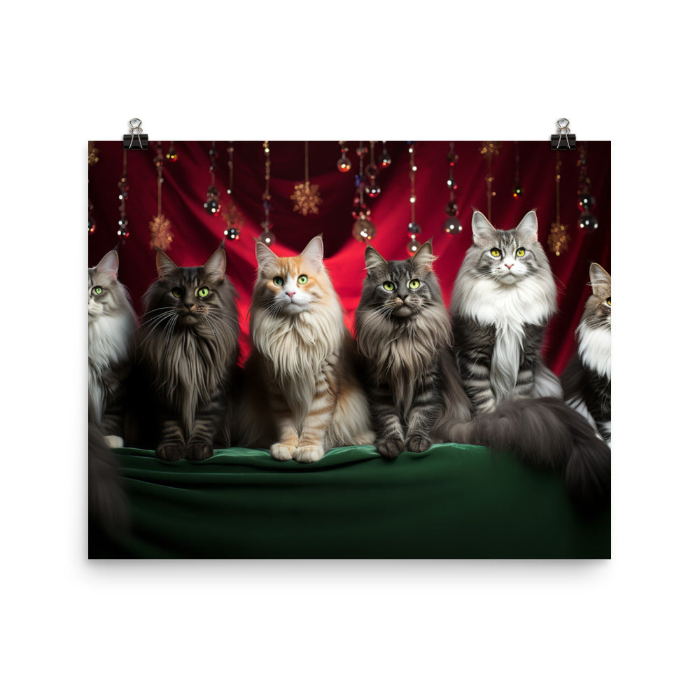 Norwegian Forest Photo paper poster - PosterfyAI.com
