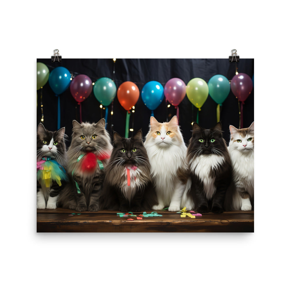 Norwegian Forest Photo paper poster - PosterfyAI.com