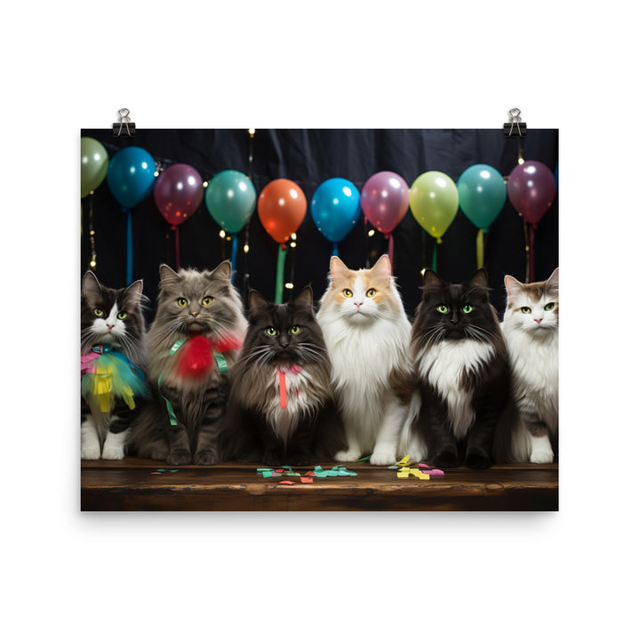 Norwegian Forest Photo paper poster - PosterfyAI.com