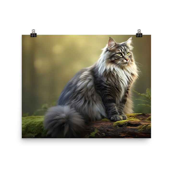 Norwegian Forest Photo paper poster - PosterfyAI.com