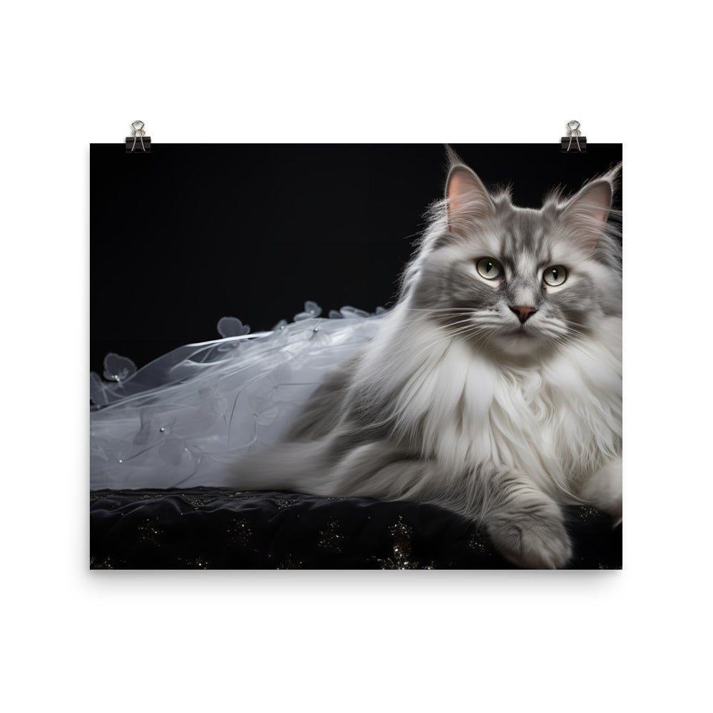 Norwegian Forest Photo paper poster - PosterfyAI.com