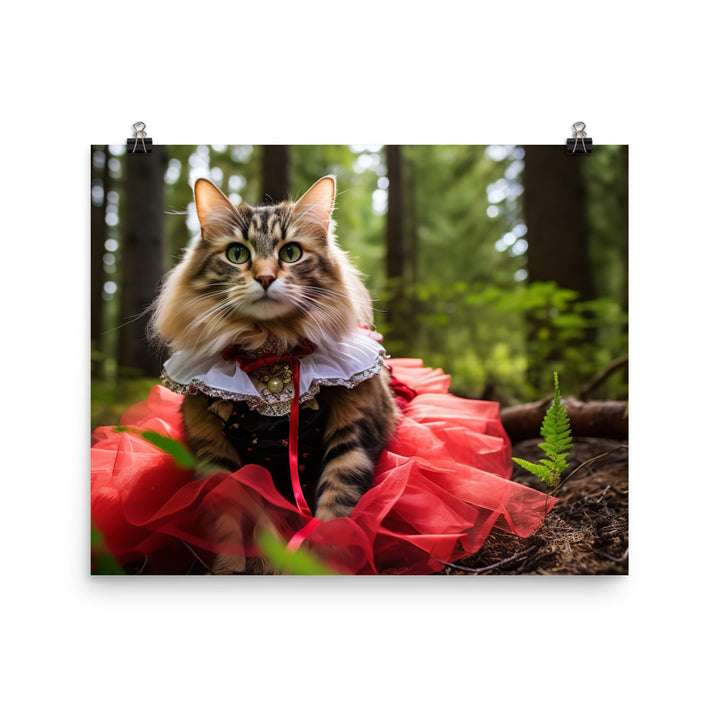 Norwegian Forest Photo paper poster - PosterfyAI.com