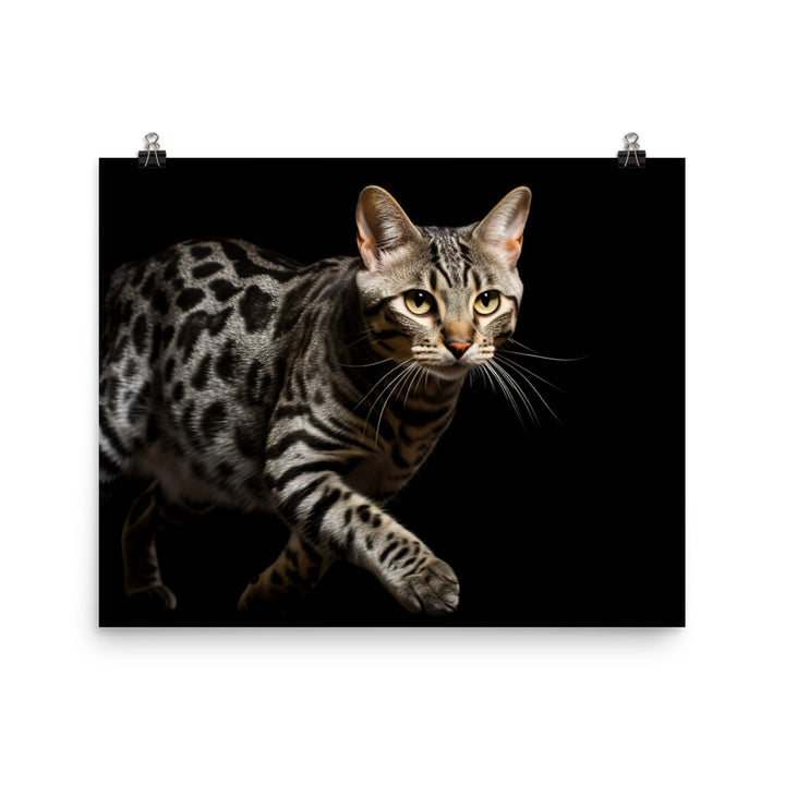 Egyptian Mau Photo paper poster - PosterfyAI.com