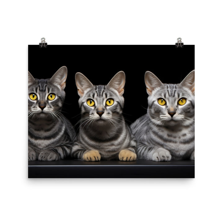 Egyptian Mau Photo paper poster - PosterfyAI.com