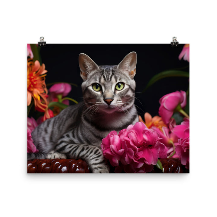 Egyptian Mau Photo paper poster - PosterfyAI.com