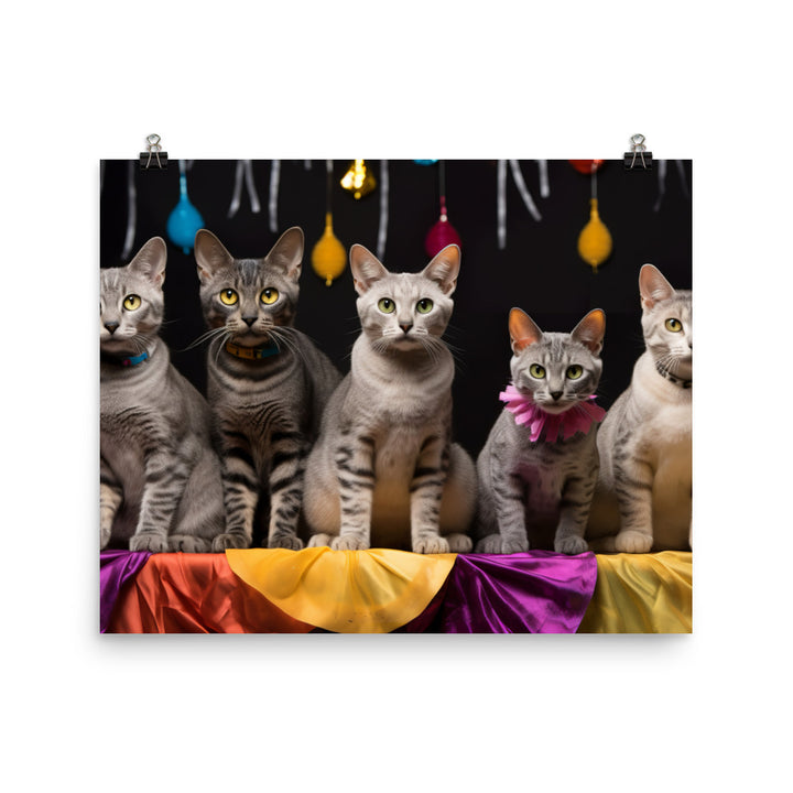Egyptian Mau Photo paper poster - PosterfyAI.com