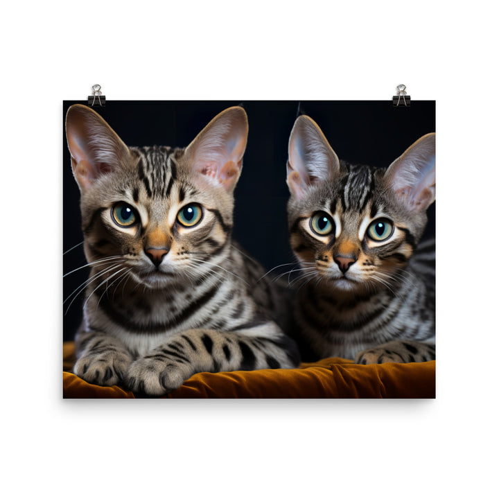 Egyptian Mau Photo paper poster - PosterfyAI.com