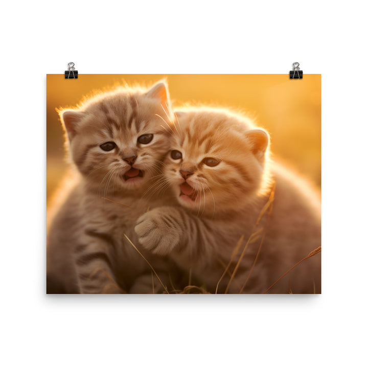 Scottish Fold Photo paper poster - PosterfyAI.com