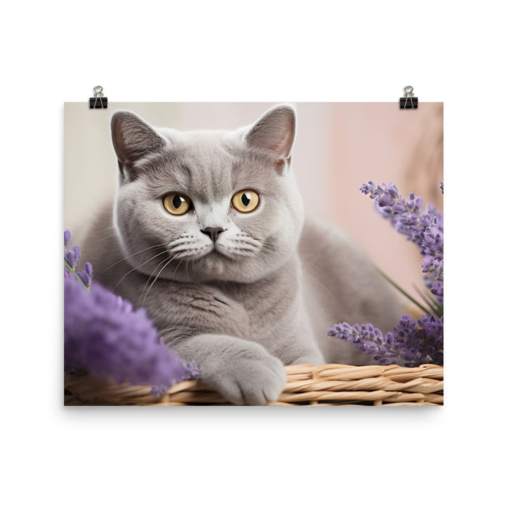 British Shorthair Photo paper poster - PosterfyAI.com