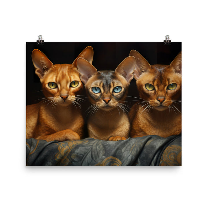 Abyssinian Photo paper poster - PosterfyAI.com