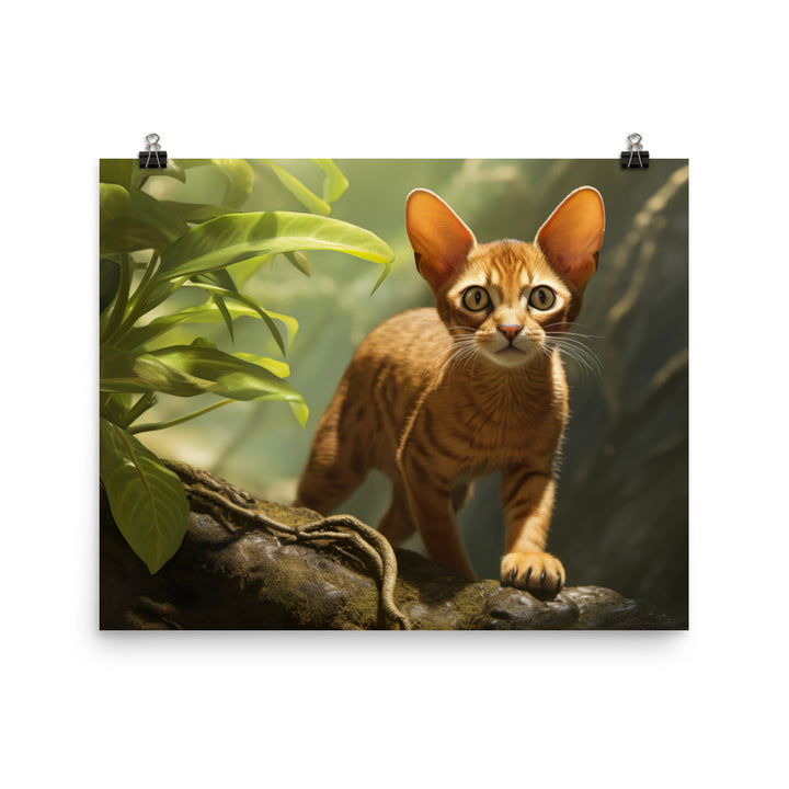 Abyssinian Photo paper poster - PosterfyAI.com