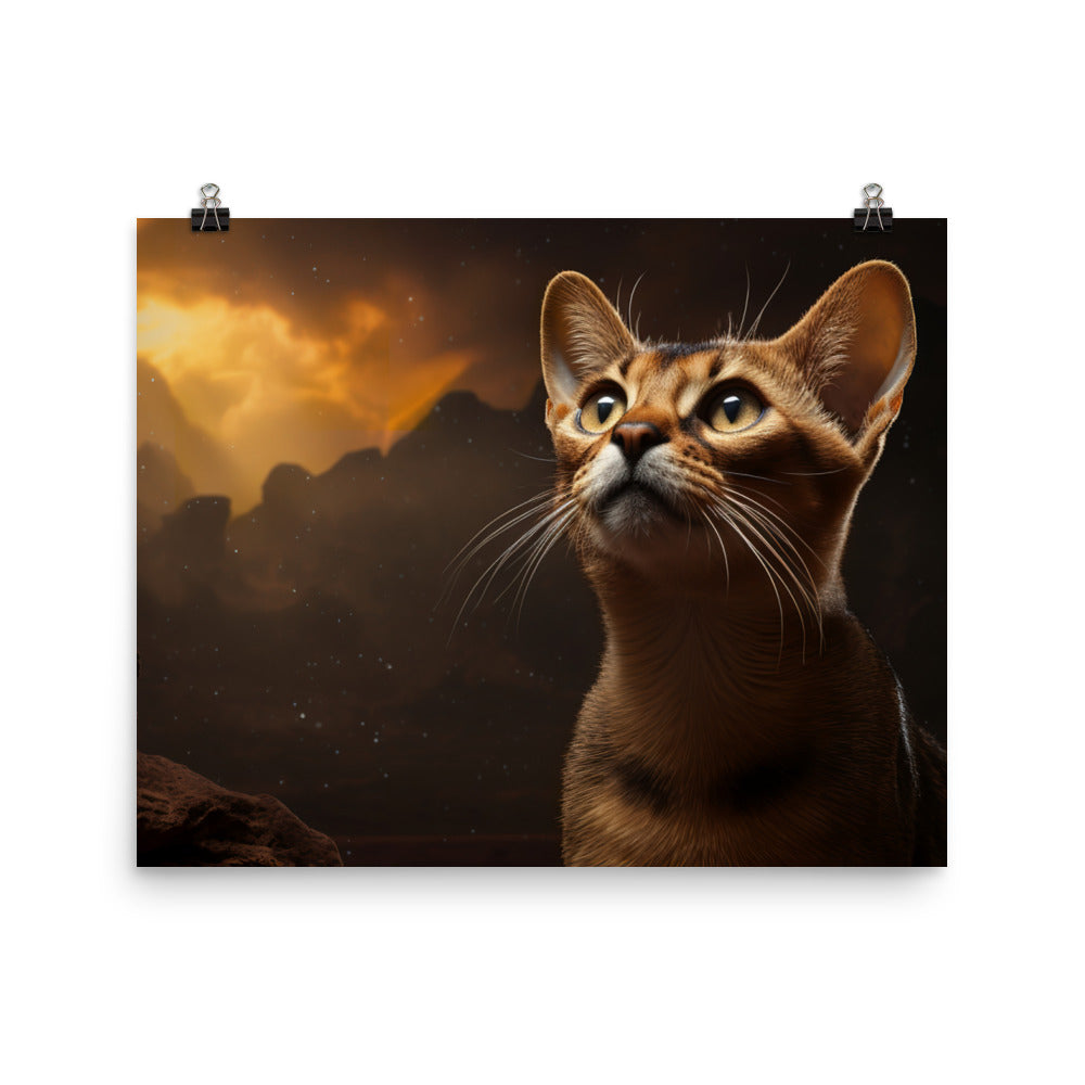 Abyssinian Photo paper poster - PosterfyAI.com