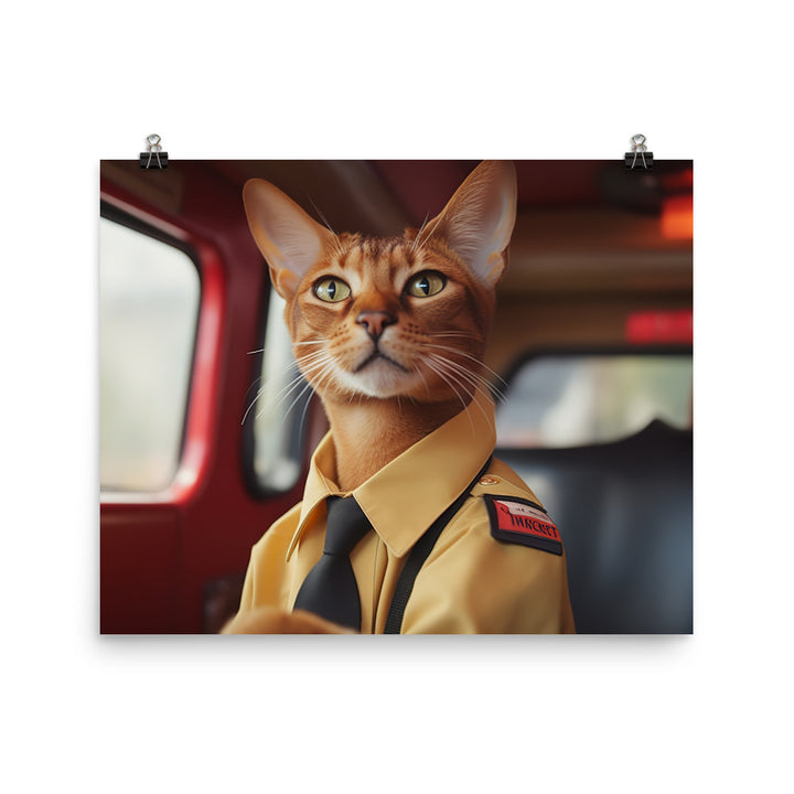 Abyssinian Transit Operator Photo paper poster - PosterfyAI.com