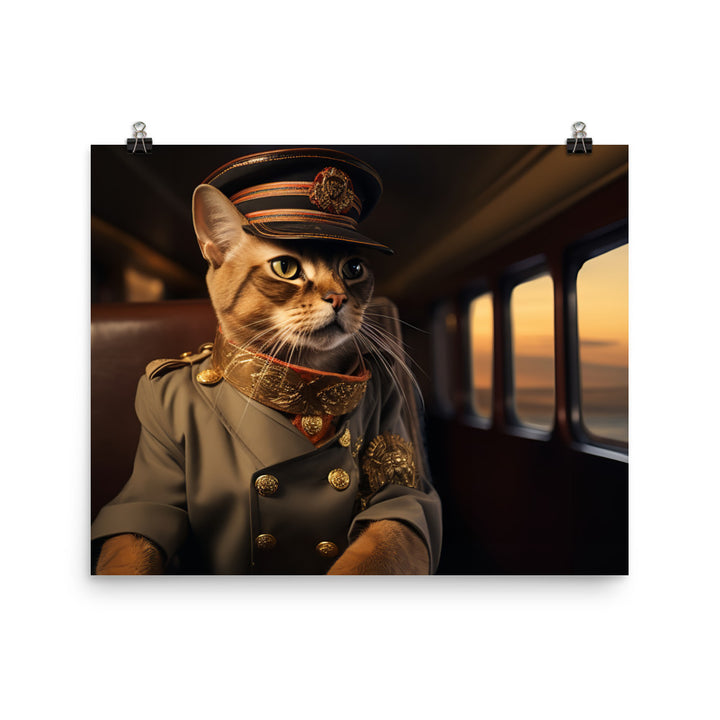 Abyssinian Transit Operator Photo paper poster - PosterfyAI.com