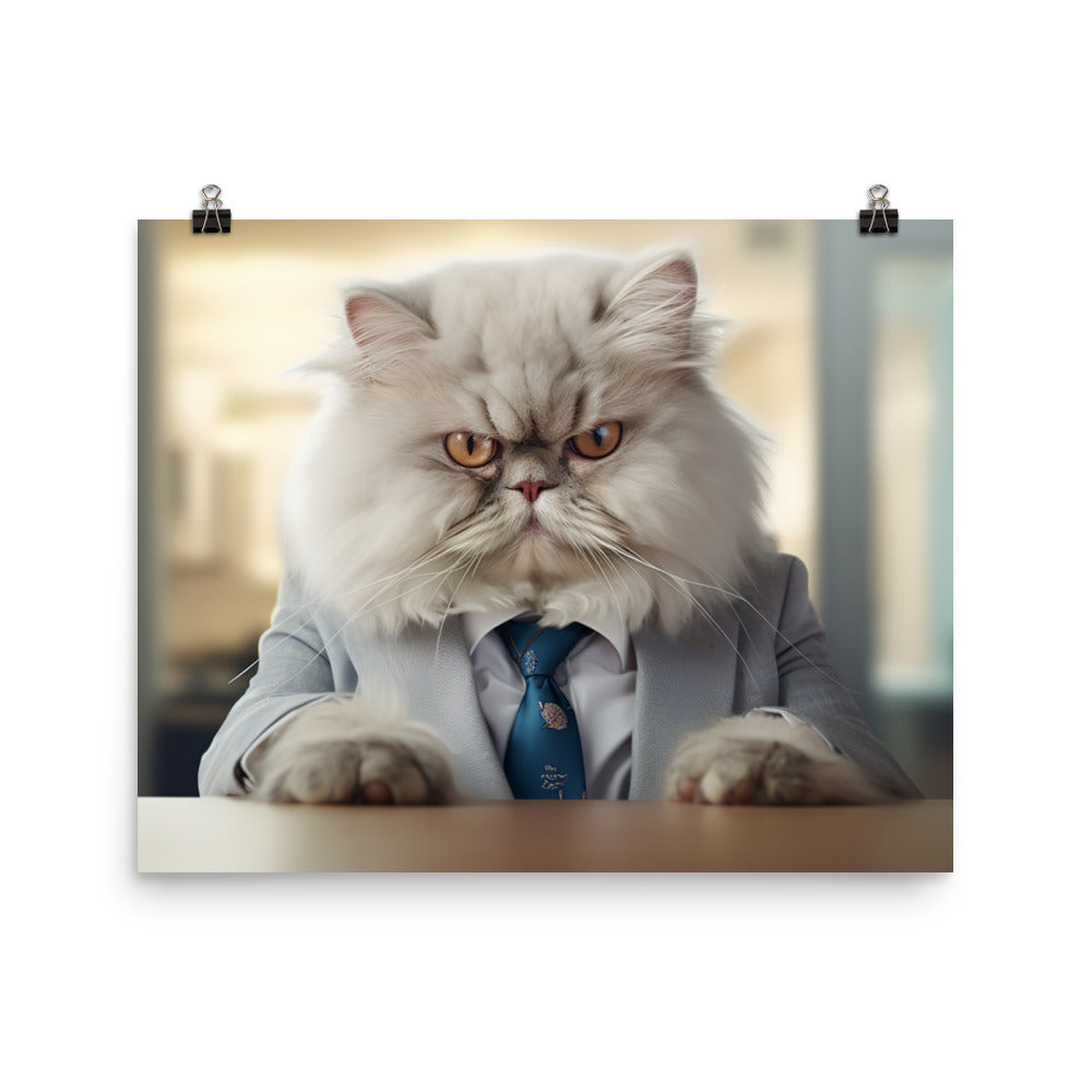 Persian Sales Consultant Photo paper poster - PosterfyAI.com