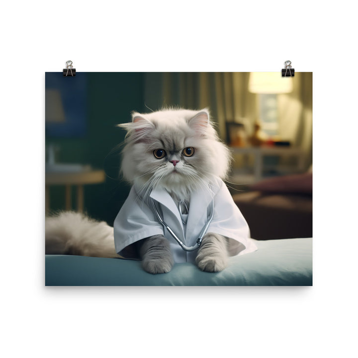Persian Nurse Photo paper poster - PosterfyAI.com
