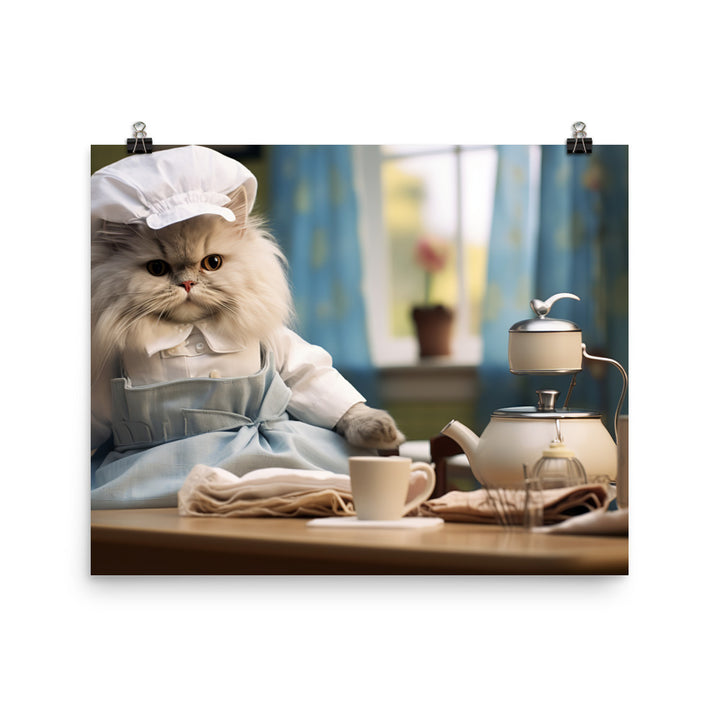 Persian Nurse Photo paper poster - PosterfyAI.com