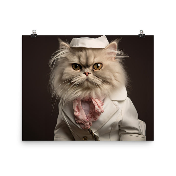 Persian Nurse Photo paper poster - PosterfyAI.com