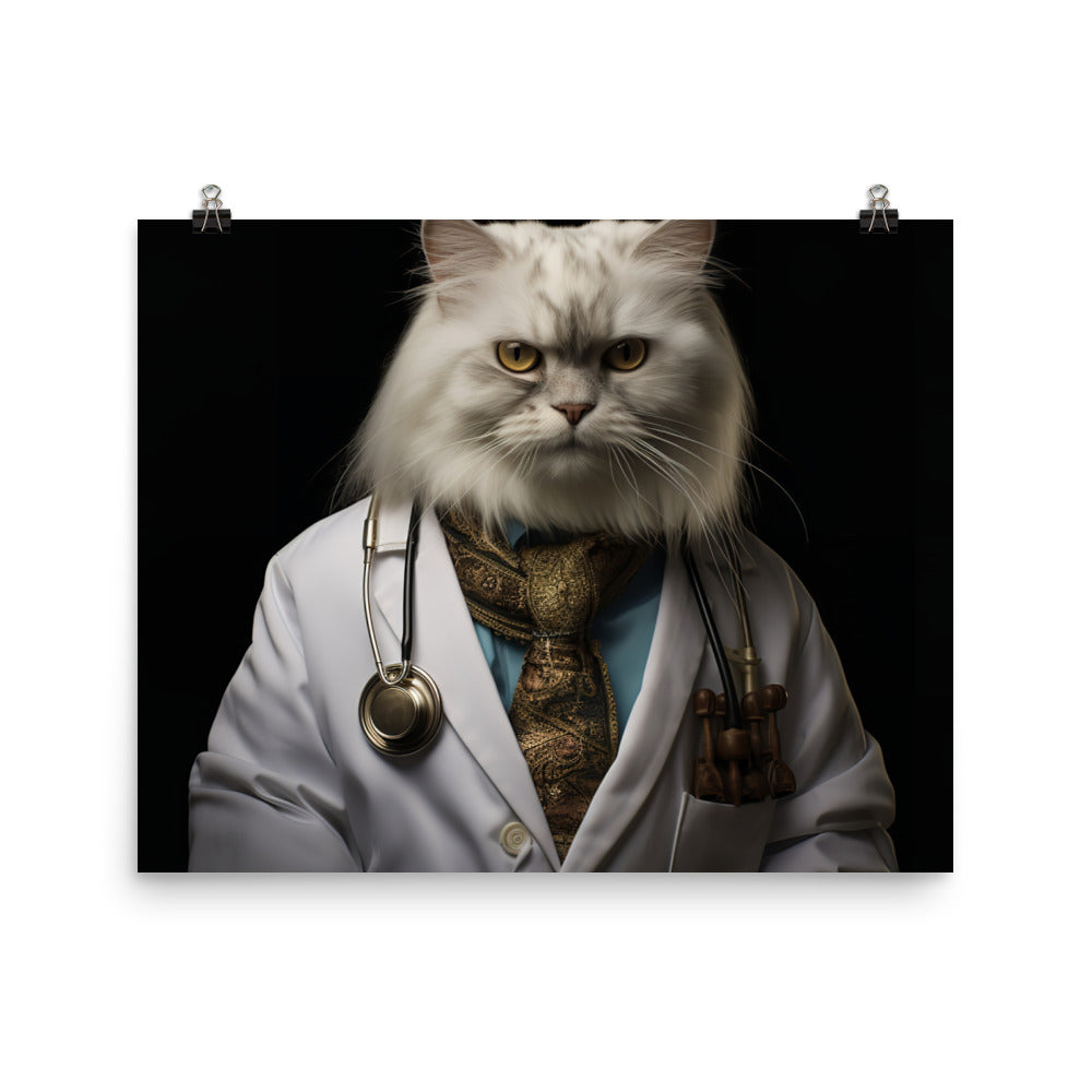 Persian Doctor Photo paper poster - PosterfyAI.com