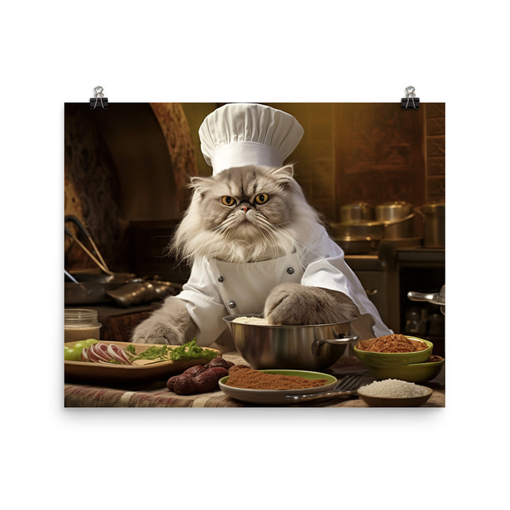 Persian Chef Photo paper poster - PosterfyAI.com