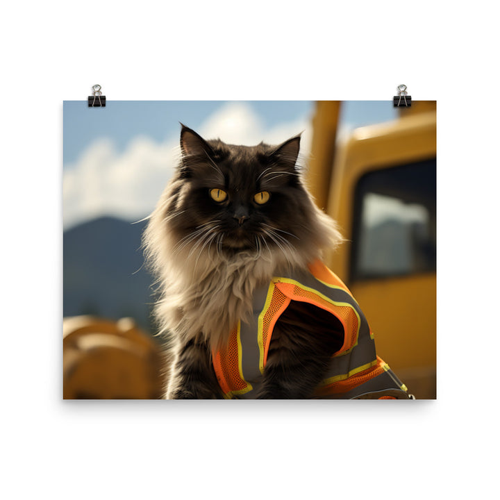 Himalayan Contractor Photo paper poster - PosterfyAI.com