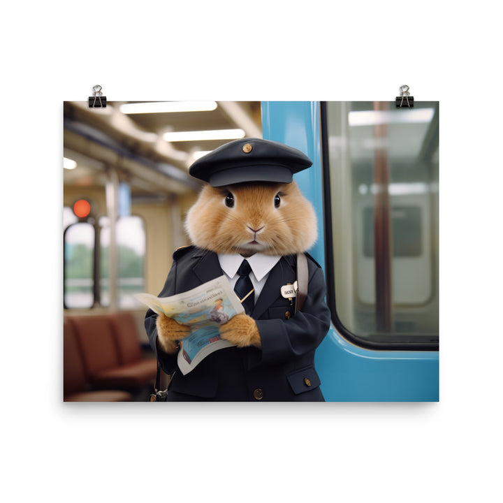 Lionhead Transit Operator Photo paper poster - PosterfyAI.com