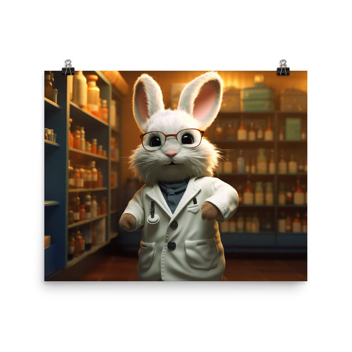 Lionhead Pharmacist Photo paper poster - PosterfyAI.com