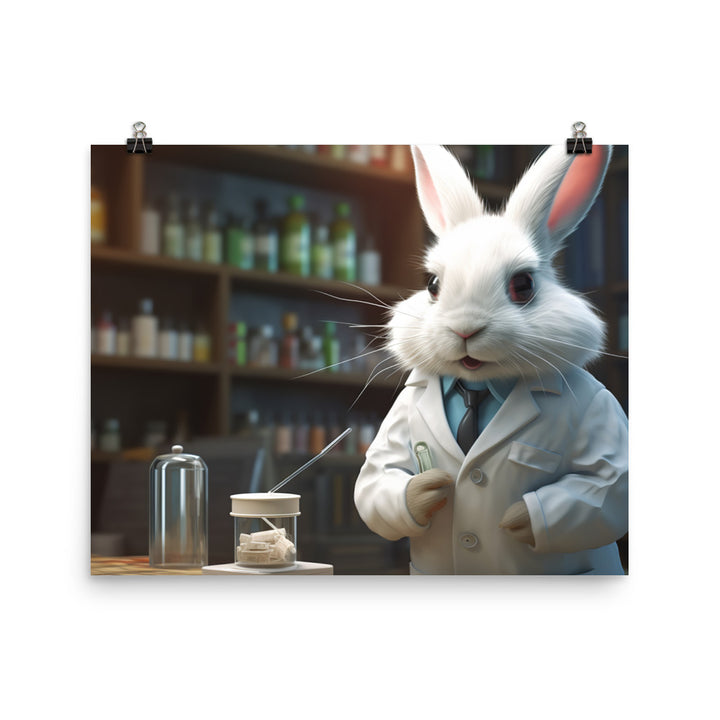 Lionhead Pharmacist Photo paper poster - PosterfyAI.com