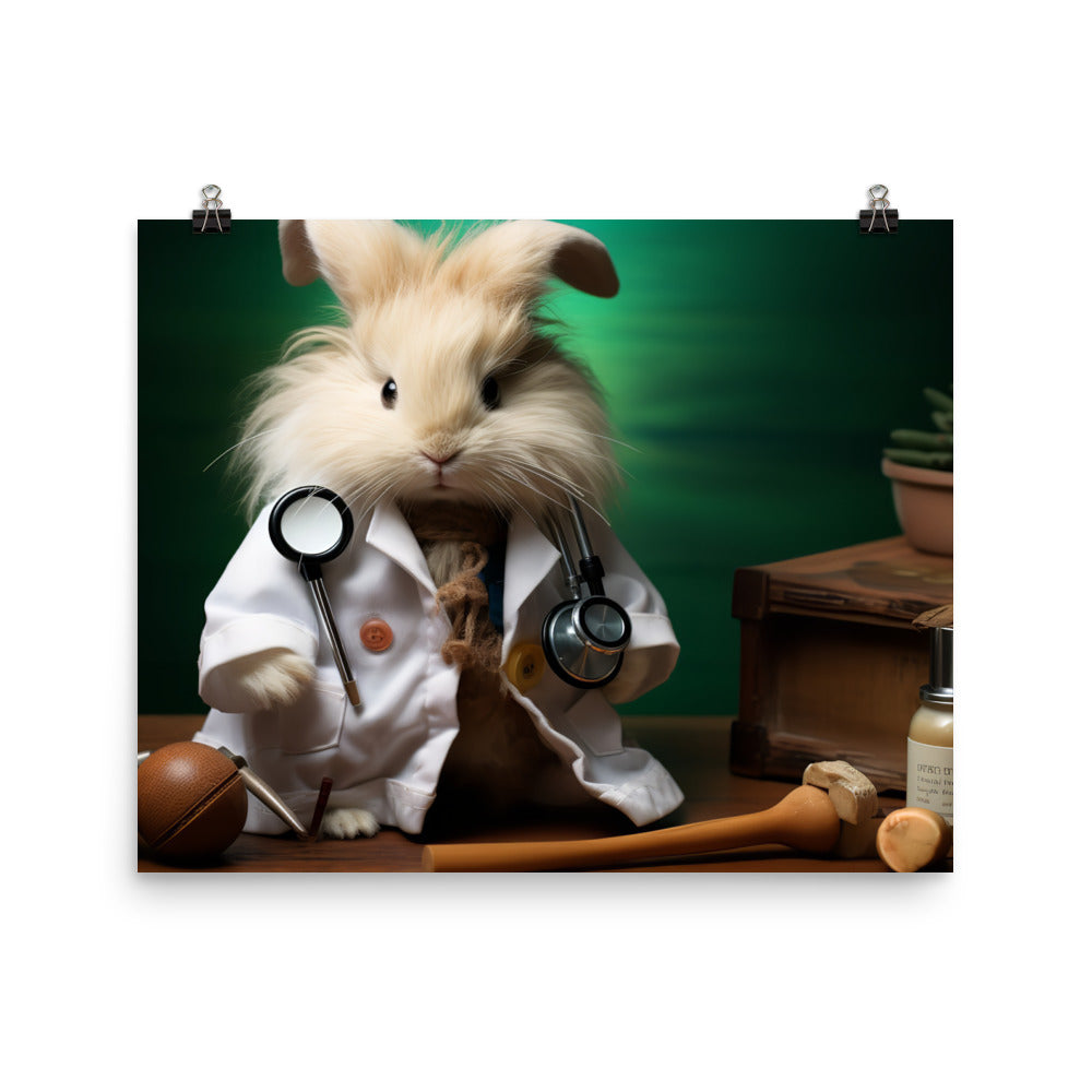 Lionhead Doctor Photo paper poster - PosterfyAI.com