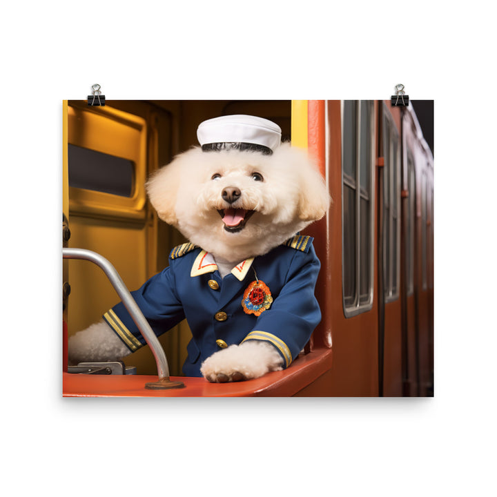 Poodle Transit Operator Photo paper poster - PosterfyAI.com