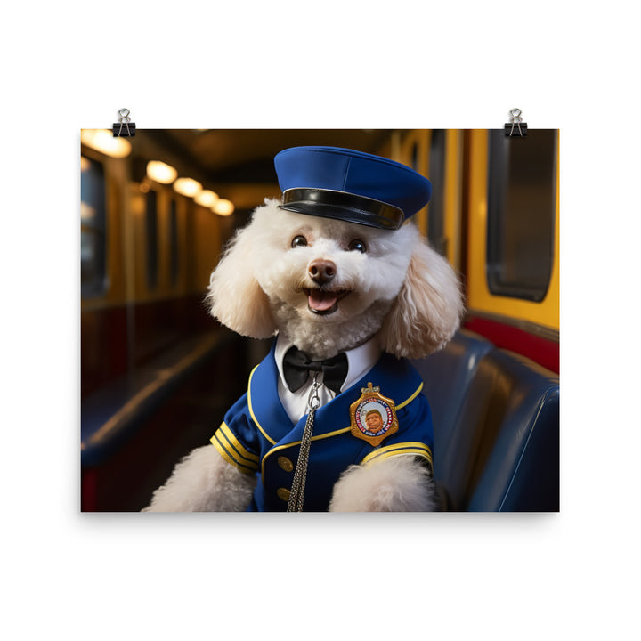 Poodle Transit Operator Photo paper poster - PosterfyAI.com