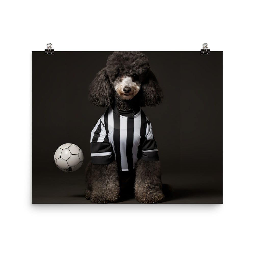 Poodle Referee Photo paper poster - PosterfyAI.com