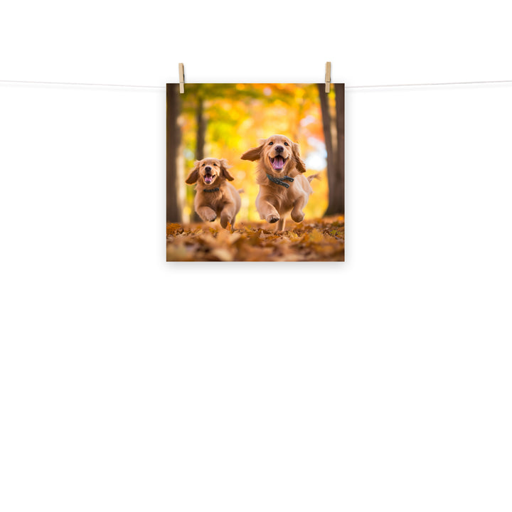 Golden Retriever Photo paper poster - PosterfyAI.com