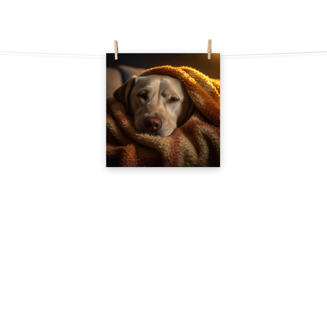 Labrador Retriever Photo paper poster - PosterfyAI.com
